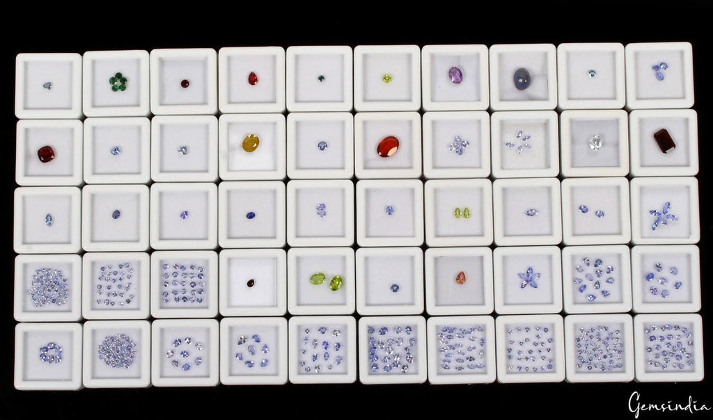 421 Pcs Estate Genuine Semi Precious Loose Mix Cut Multi Gemstone Lot Collection