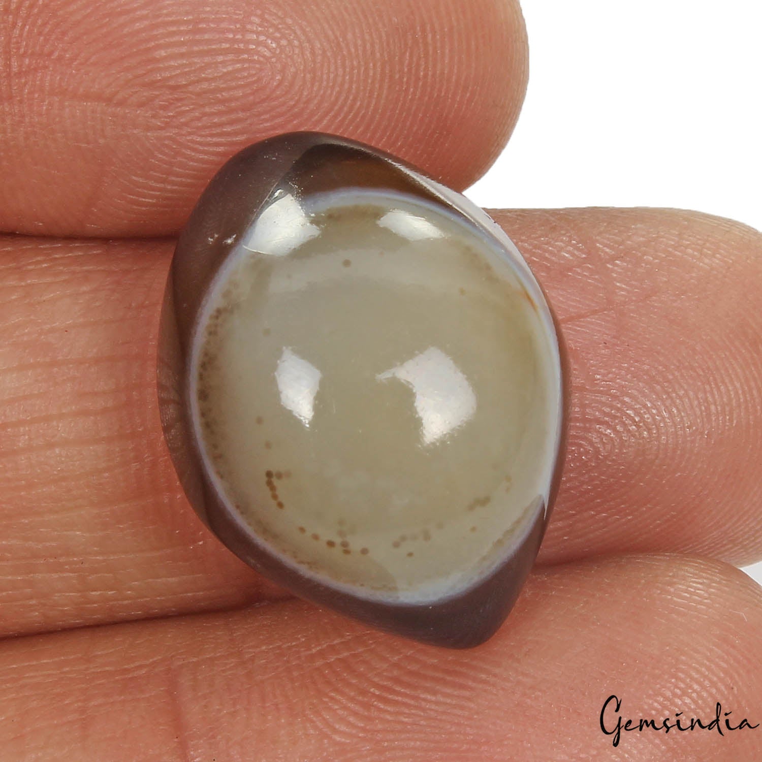 Agate Rough, Untreated — 23x13x11mm, 27.50 Ct