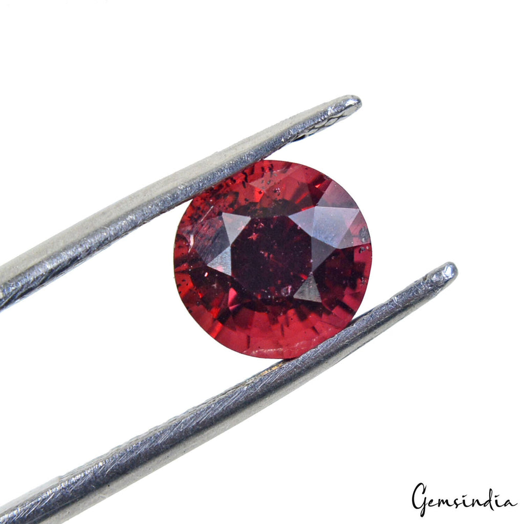 2.70 Cts Natural Untreated Rose Rhodolite Garnet Round Cut Precious Gem For Ring