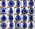 Blue Sapphire Lot, Loose Gemstone, Color Enhanced — 20 Pieces, 34mm to 49mm, 5022.79 Ct, Madagascar