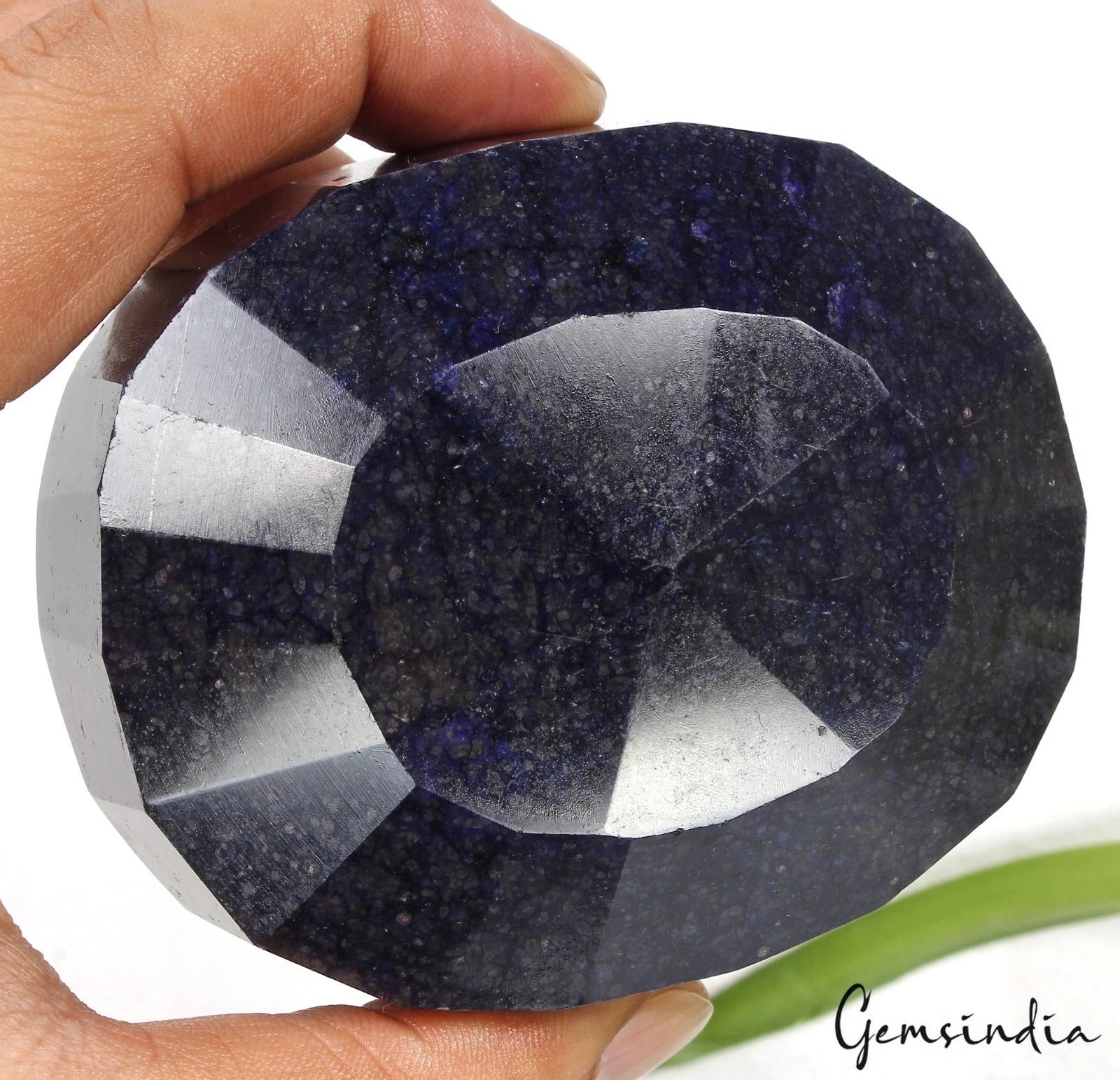 Large 3060 Ct Natural Blue Sapphire Oval Cut Faceted Earth Mined Huge Size Gems
