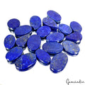 Pyrite Lot, Cabochon, Color Enhanced, Blue — 19 Pieces, 24mm to 37mm, 930 Ct, Afghanistan