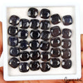 32 Pcs Natural Blue Sapphire Cushion Faceted Cut Loose Calibrated 12mm Gemstones