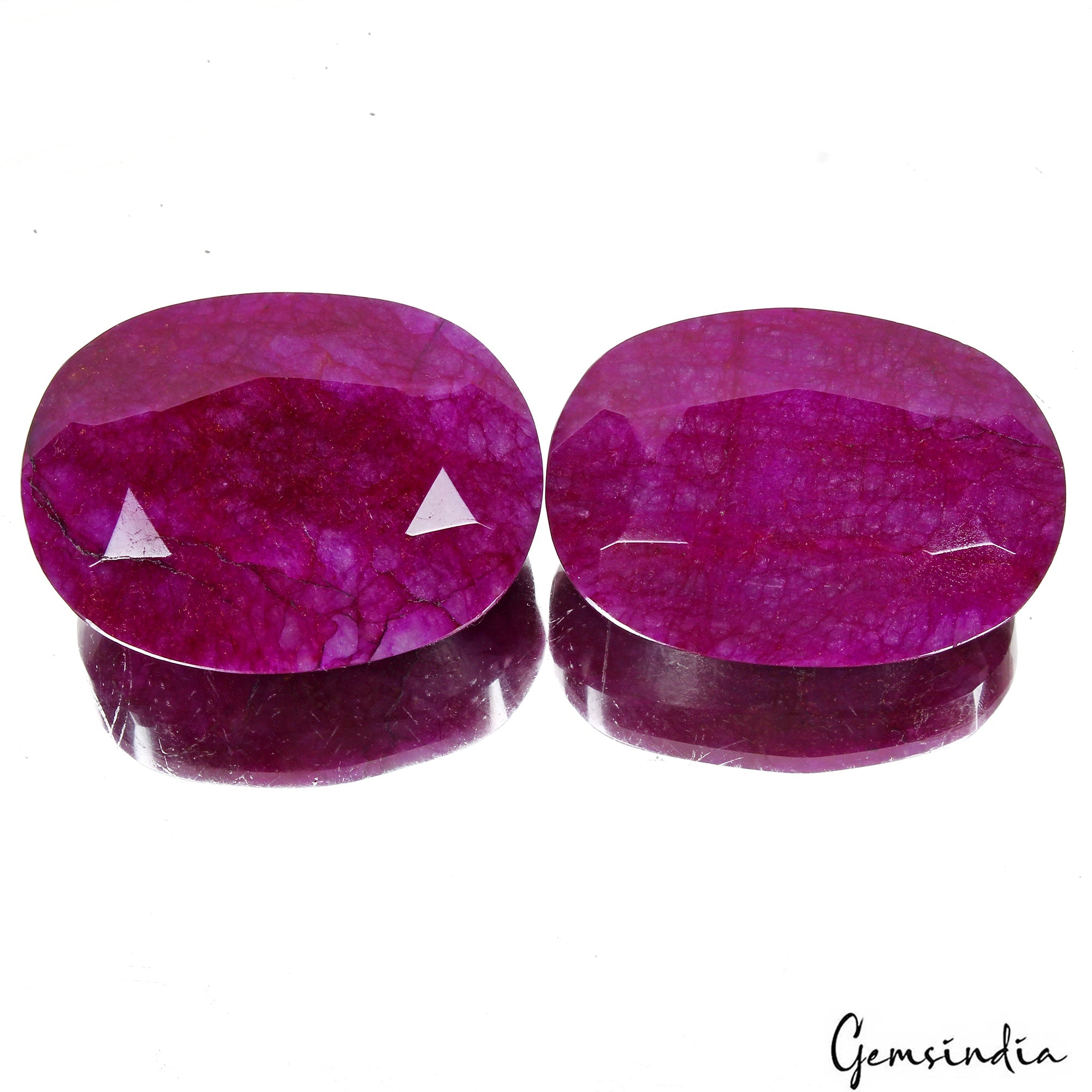 1250 Ct Natural Pink Red Beryl Bixbite Oval Cut Faceted Earth Mined Loose Gems