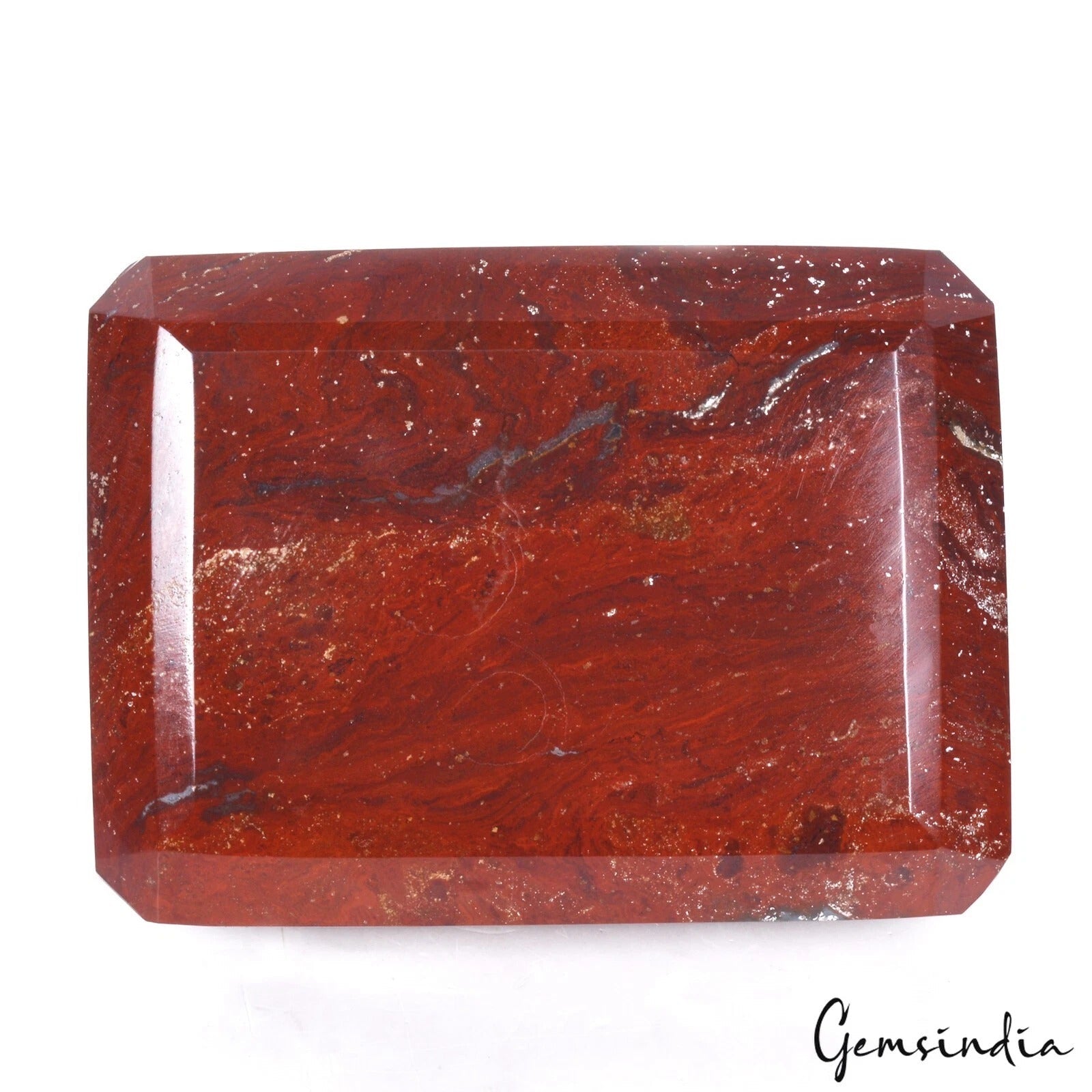 RARE 700 Gram Natural HUGE Red Jasper Museum Grade Octagon Cut Loose Gemston