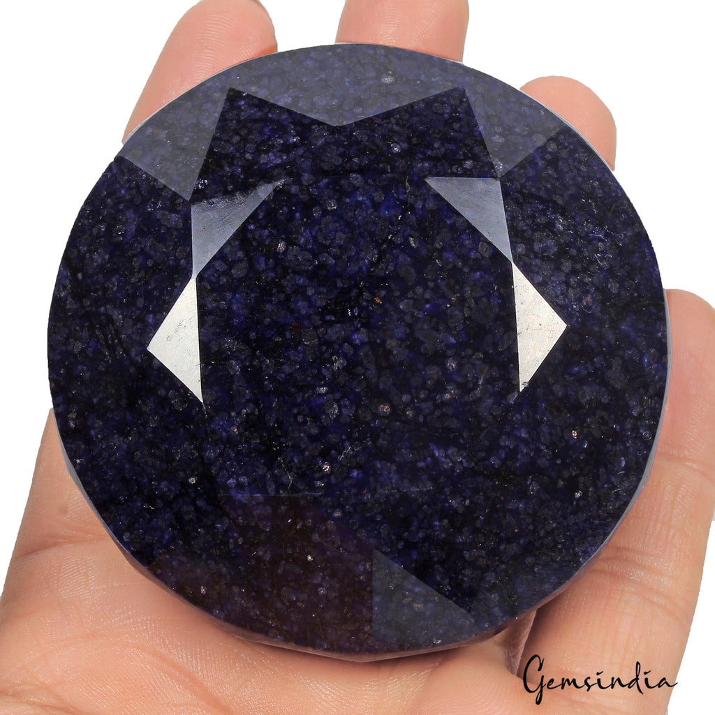 1820 Ct Natural Blue Sapphire Round Faceted Earth Mined Museum Size Loose Gems
