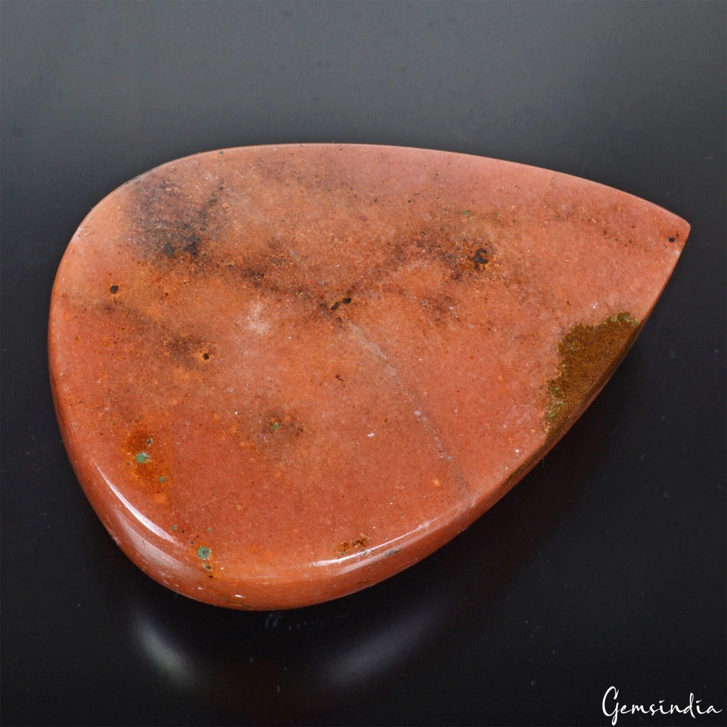 1820 Ct Natural Yellow Aventurine Pear Cab Earth Mined Huge Size Loose Gemstone