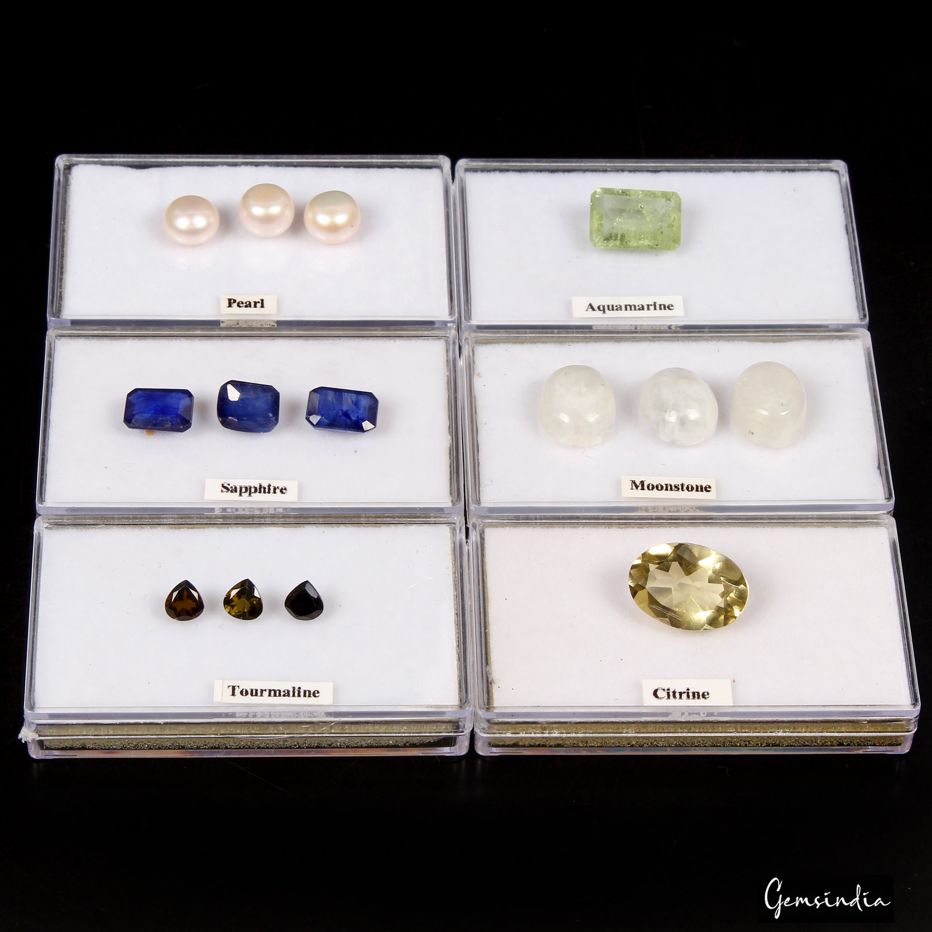 MIX LOT LOOSE FACETED NATURAL GEMSTONES MIXED GEMS WHOLESALE LOOSE GEM ~43+ CTS