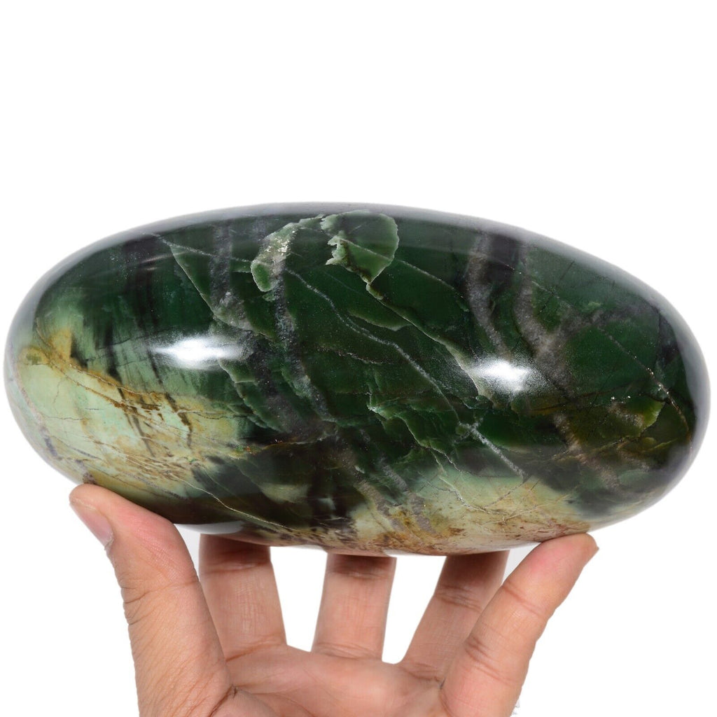 Serpentine Loose Gemstone — 7.25x3.65 Inch, 11400 Ct (2.28 Kg), Madagascar