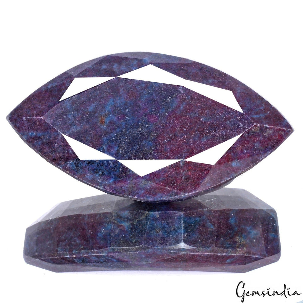 2770 Ct Natural Ruby Kyanite Marquise Cut Earth Mined Museum Size Loose Gemstone