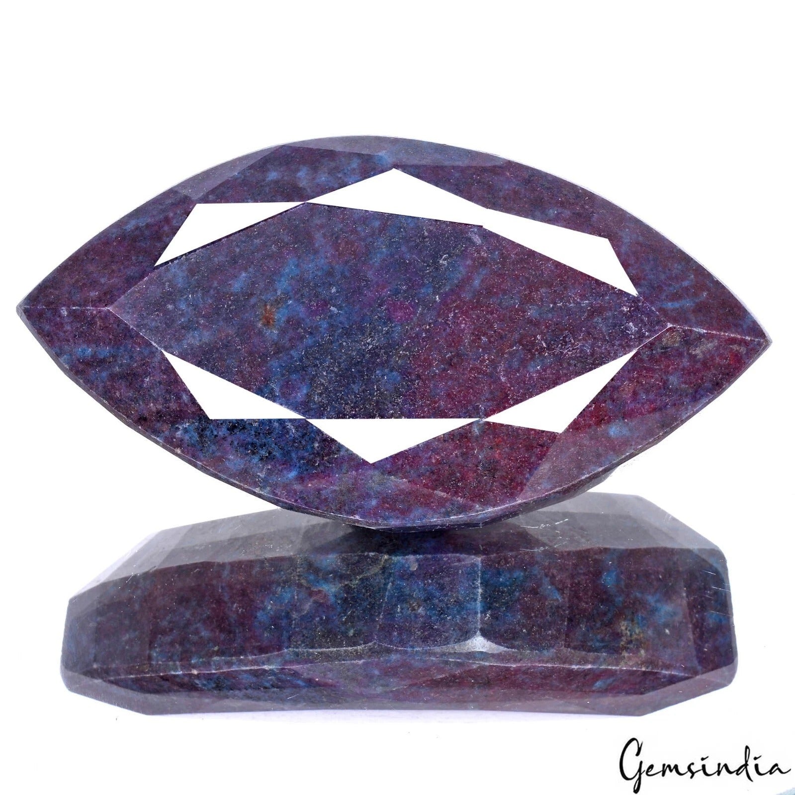 2770 Ct Natural Ruby Kyanite Marquise Cut Earth Mined Museum Size Loose Gemstone