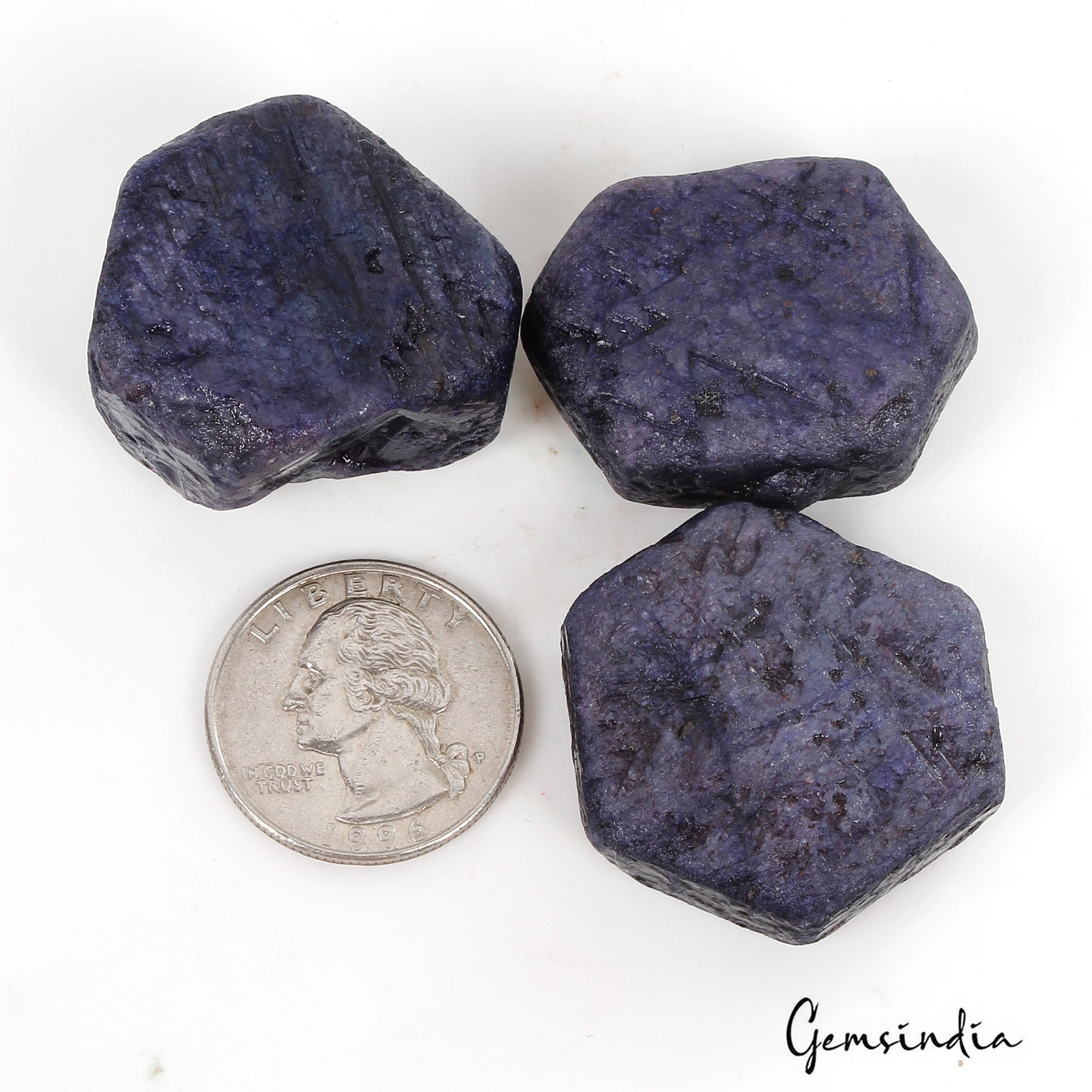 550 Ct Natural Blue Sapphire Uncut Rough Earth Mined Raw Healing Loose Gemstone