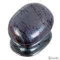 970 Cts Natural Untreated Gray Gun Metal Polished Palm Crystal Healing Huge Gem