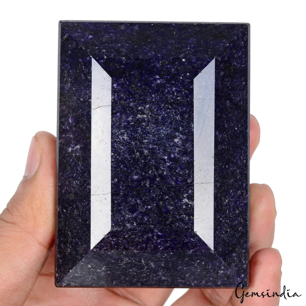 Blue Sapphire Loose Gemstone, Color Enhanced — 83x60x40 mm, 2700 Ct, Africa