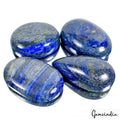 Lapis Lazuli Lot, Cabochon, Color Enhanced, Blue — 4 Pieces, 57mm to 66mm, 1800 Ct