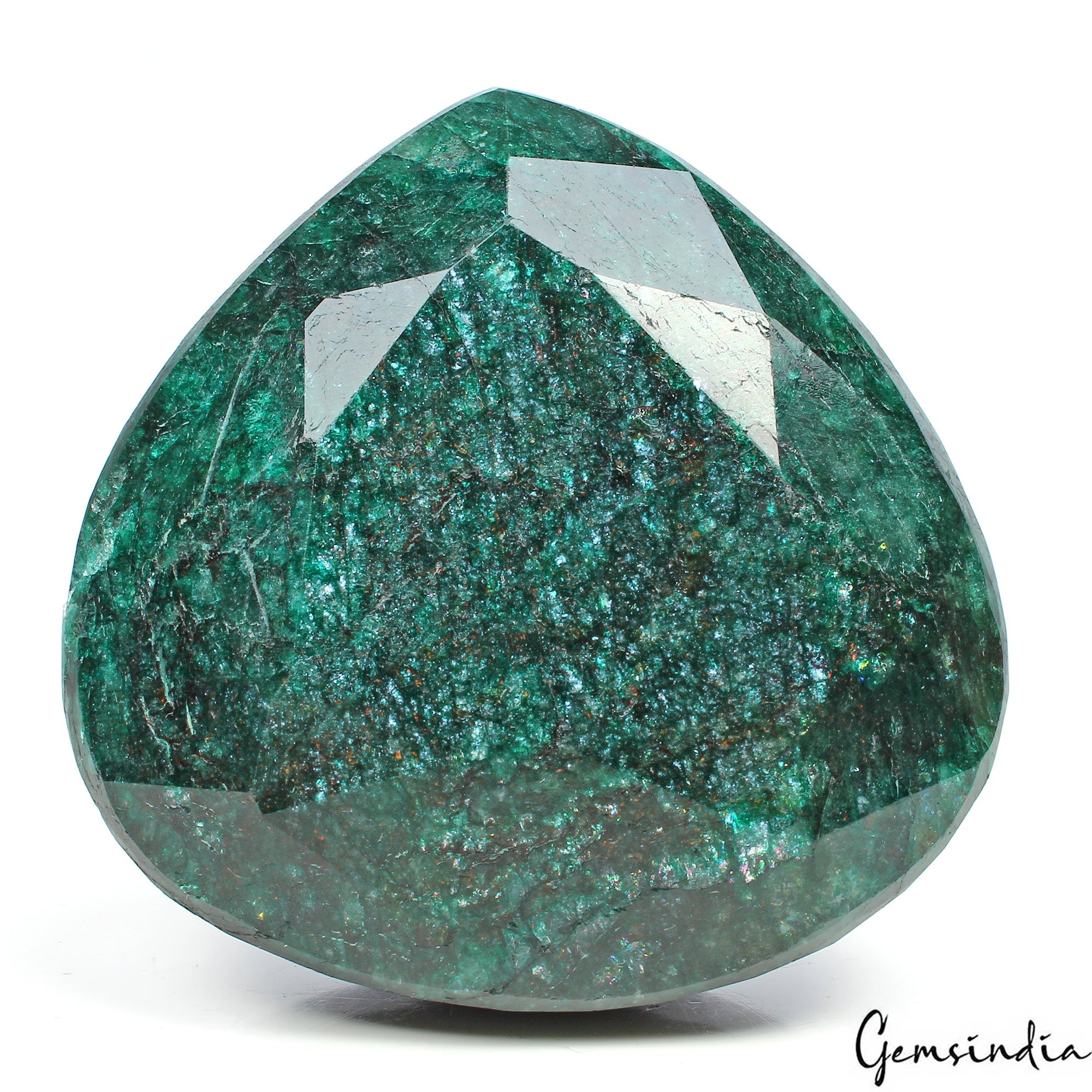 1220 Ct Natural Brazilian Dark Green Emerald Pear Cut Loose Huge Earth Mined Gem