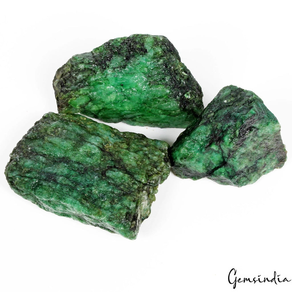 Natural Green Brazilian Uncut Rough Emerald Healing Crystal Mineral 1560 Ct Gems