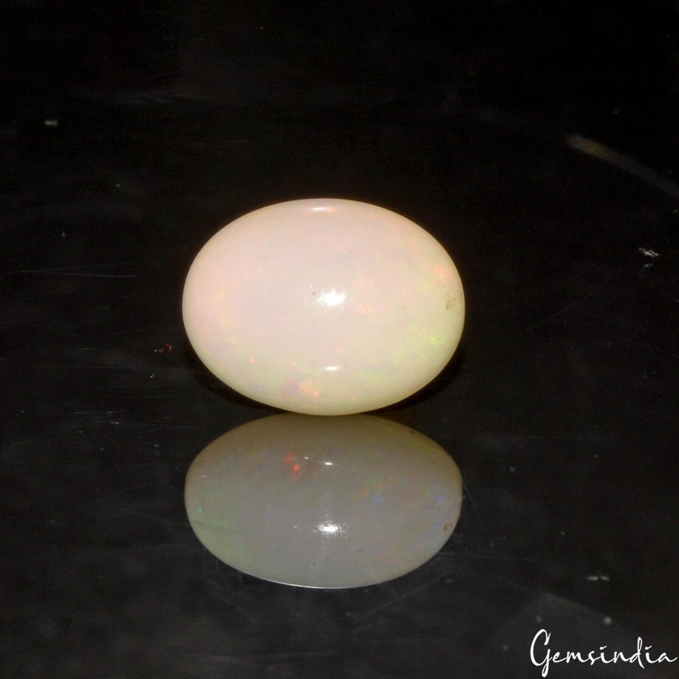 4.20 Cts Australian Opal Doublet 13x10mm Top Quality Flashy Oval Loose Gemstone