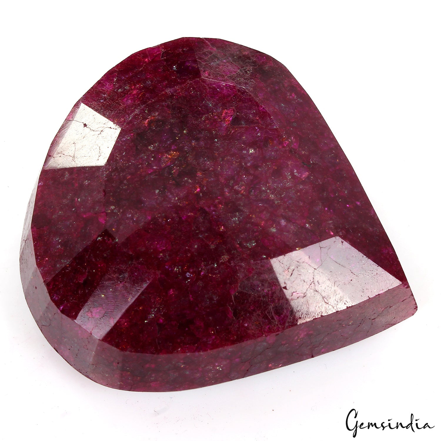 840 Ct Natural Red USA Beryl Bixbite Pear Cut Faceted Earth Mined Huge Gemstone