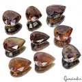 9 Pcs Natural Untreated Brown Sapphire Pear Cut Loose 26-33mm Gemstones~790 Cts