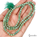 220.00 Ct/118 Pc Natural Green Emerald Round Cab Center Drilled Loose Beaded 28"