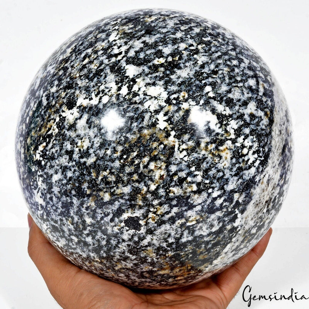 11.5 Kilo Natural Snowflake Obsidian Large Crystal Healing Mineral Sphere/Ball