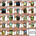 1840 Cts Natural Multi Flashing Labradorite Mix Cabochon Loose Gemstones~24 Pcs