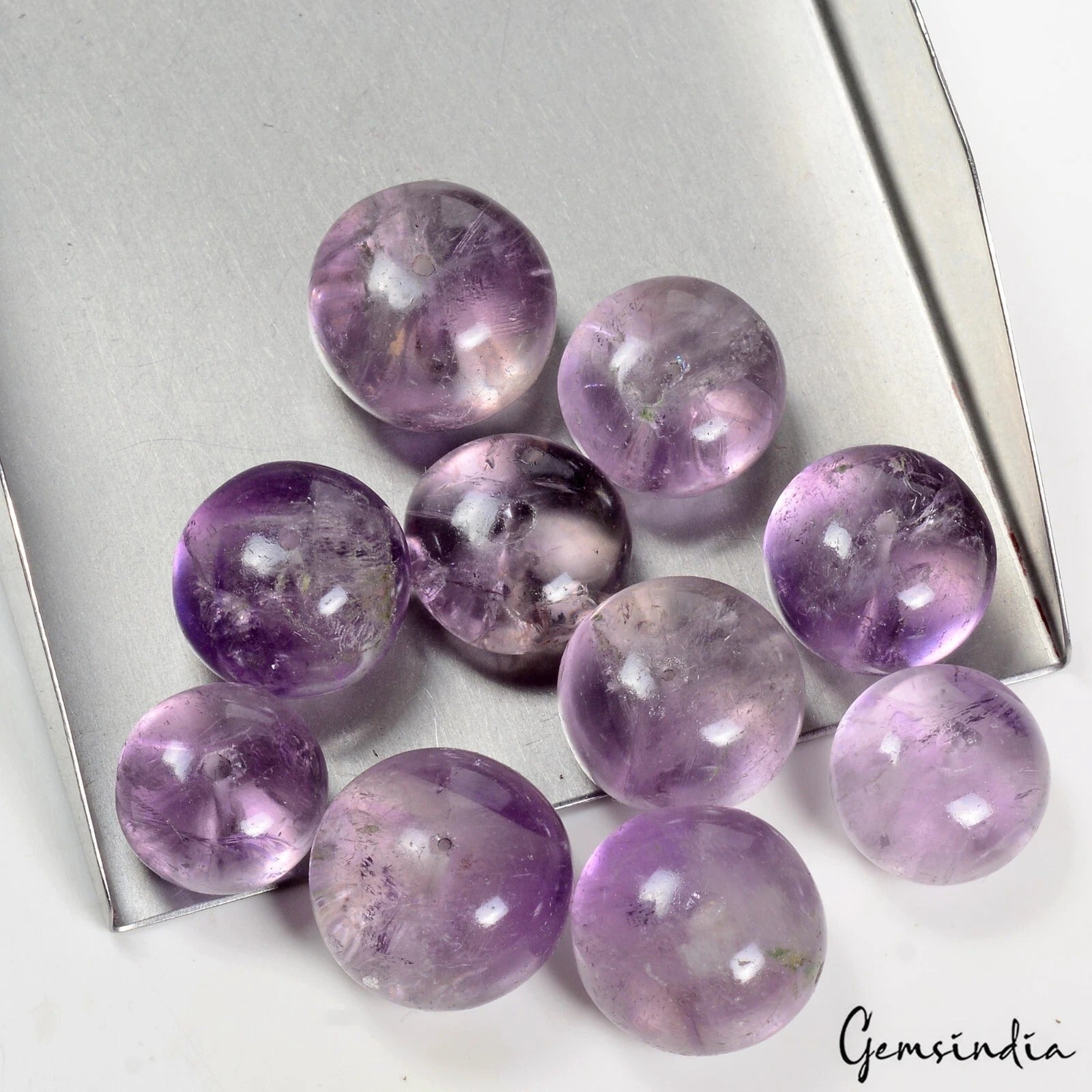 Amethyst Beaded Strand, Untreated, Purple — 14mm to 17mm, 254.10 Ct