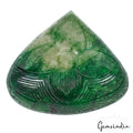 1220 Cts Natural Brazilian Green Emerald Pear Both Side Carving Huge Loose Gem