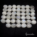 200 Cts/40 Pcs Natural Untreated Blue Shine Moonstone Oval Cab Loose Gems Lot
