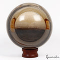 2840 Ct Natural Untreated Forest Agate Heling Crystal Mineral Sphere With Stand