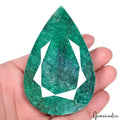 1100 Cts Natural Brazilian Green Emerald Pear Faceted Earth Mined Huge Loose Gem