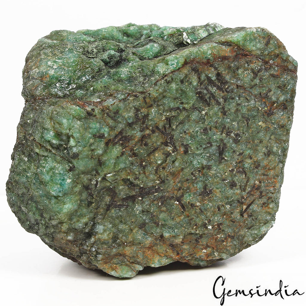 Emerald Rough, Color Enhanced, Green — 105x79x53mm, 3270 Ct, Brazil