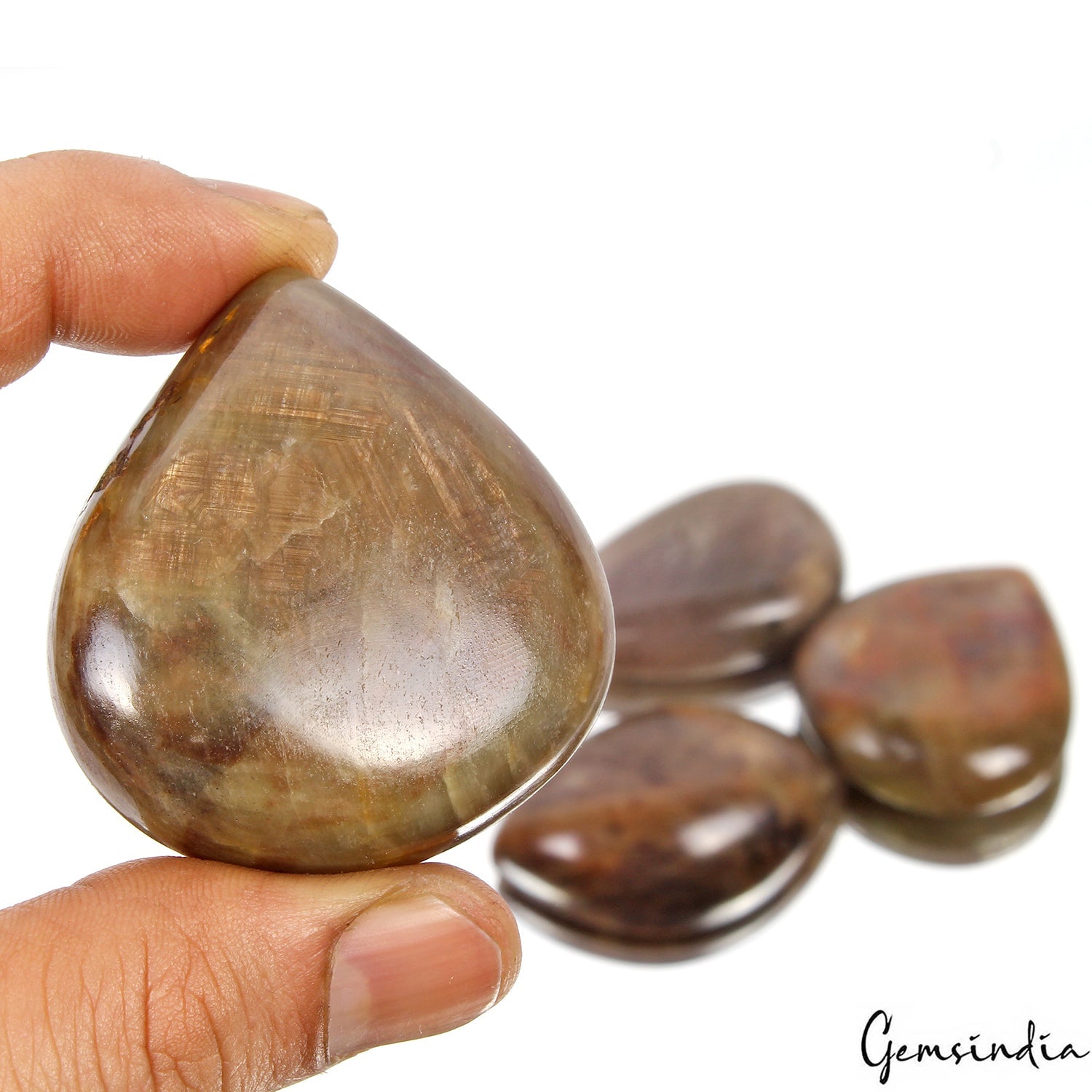 Set of 4 Pcs Natural Sapphire 44mm-53mm Mix Cabochon Untreated Gemstones~1090 Ct