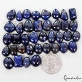 400 Ct Natural Blue Sapphire Mix Cabochon Loose Gemstones Lot Certified 38 Pcs