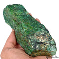 Emerald Rough Specimen, Color Enhanced, Green — 163x55x52 mm, 730 g (3650 Ct), Brazil