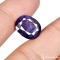 Natural Untreated Blue Iolite Oval Cut Faceted Ring Size Loose Gemstone 9.90 Cts