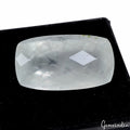 34.70 Cts Natural Untreated Brazilian Beryl Aquamarine Cushion Checker Cut Gem
