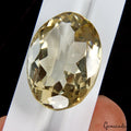 VVS 34.80Ct Natural Citrine Oval Cut Loose Untreated Brazil Gemstone For Jewelry