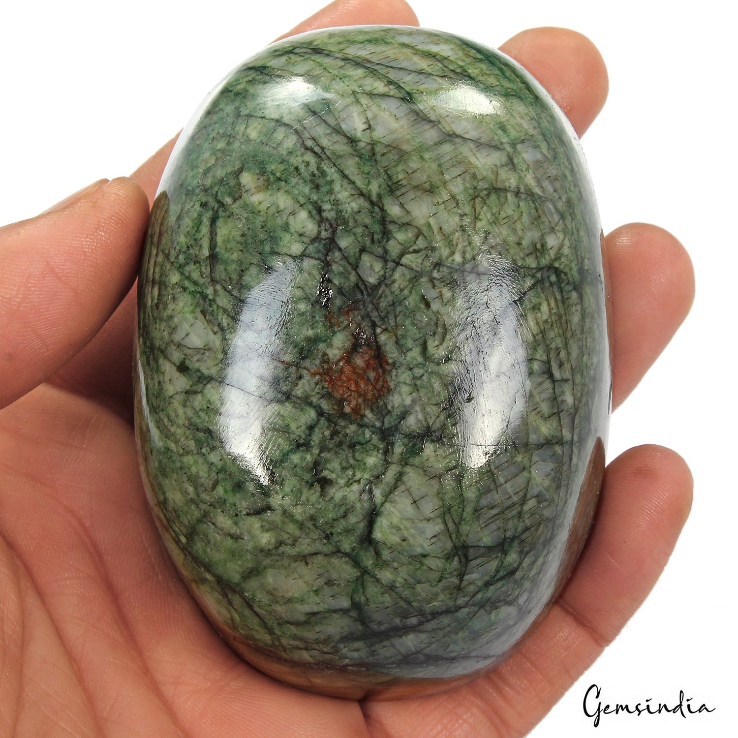 2100 Ct Natural Green Zambian Emerald Oval Cabochon Earth Mined Huge Gemstone