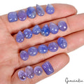 86.60 Ct Natural Tanzanite Cabochon Lot – Rich Blue-Violet Loose Gemstones~20Pcs
