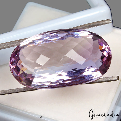 Amethyst Loose Gemstone, Untreated, Purple — 28x16x12mm, 37.90 Ct