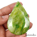 Emerald Loose Gemstone, Fancy Faceted, Color Enhanced — 70x47x24 mm, 500 Ct, Brazil