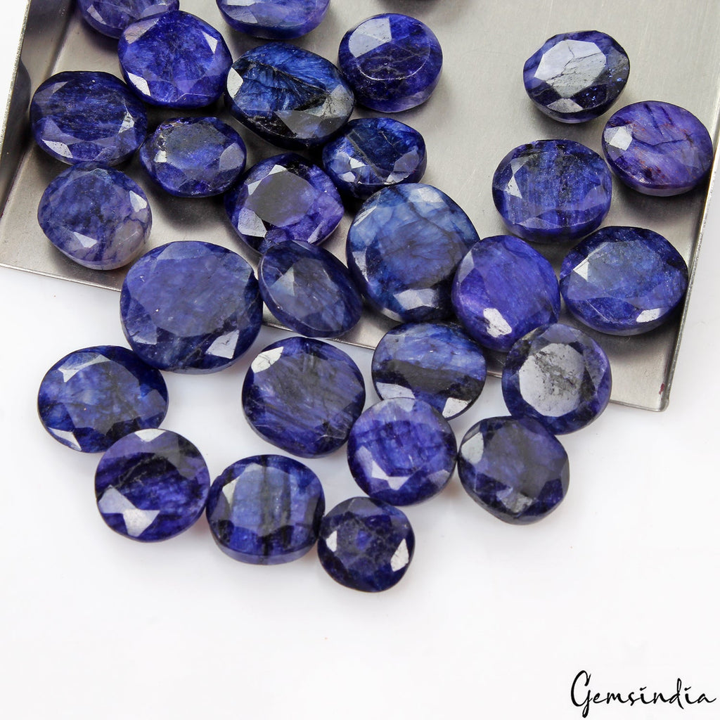 330 Ct Natural Blue Beryl Round Cut Loose 11-18mm Gemstones Wholesale Lot~28 Pcs