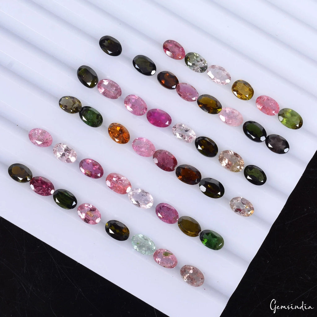 Tourmaline Lot, Loose Gemstone, Untreated — 46 Pieces, 6x4mm, 20.10 Ct