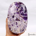 Amethyst Loose Gemstone, Oval Cut — 6.3x3.9x3.5 inch, 11000 Ct (2.2 Kg), Brazil