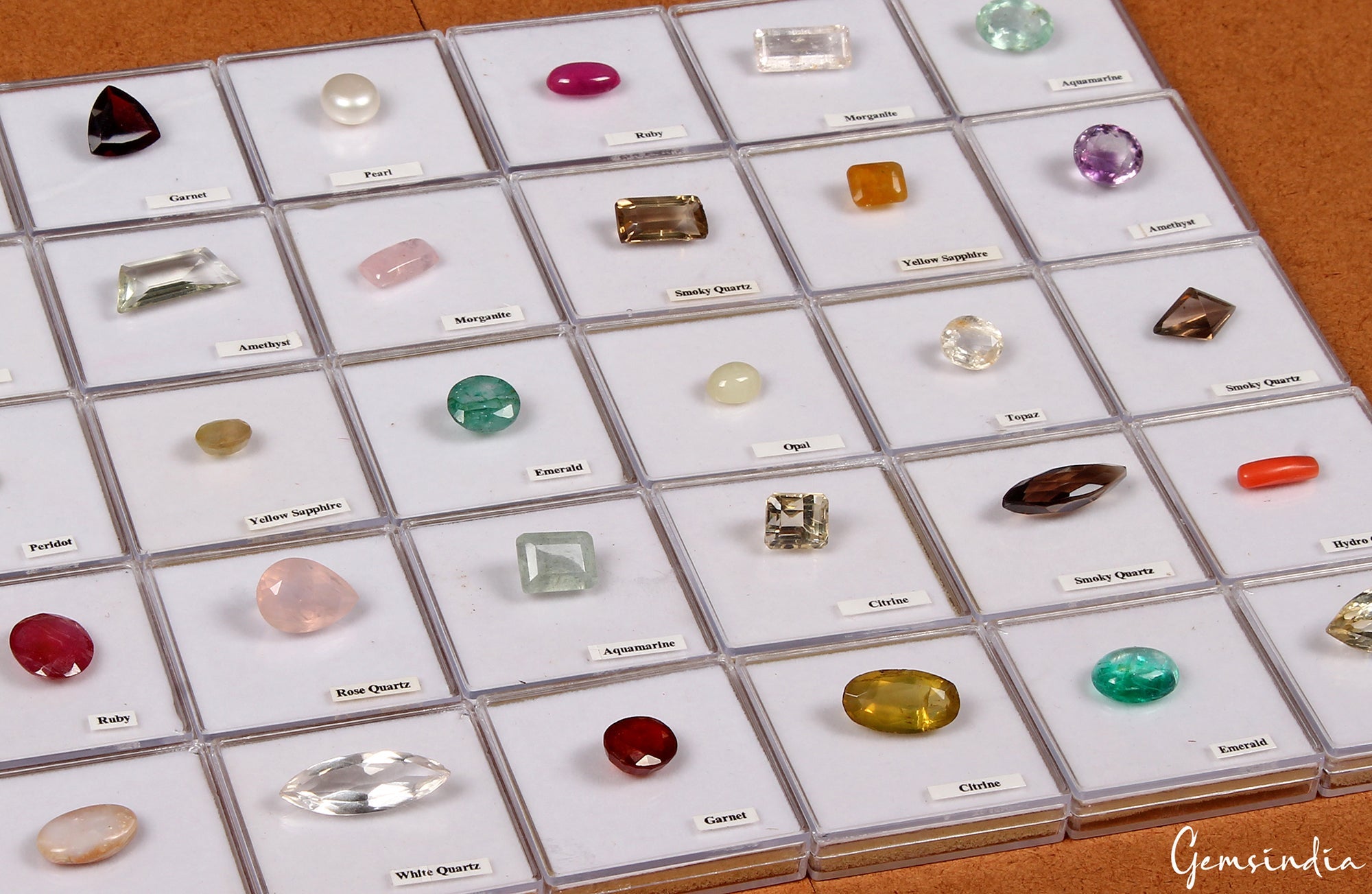 30 Pcs Estate Genuine Semi Precious Loose Mix Cut Jewelry Gemstones Collection g