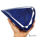Large 5.5 kilo Natural Blue Sapphire Stone Huge Pear Cut 9.1" Display Specimen