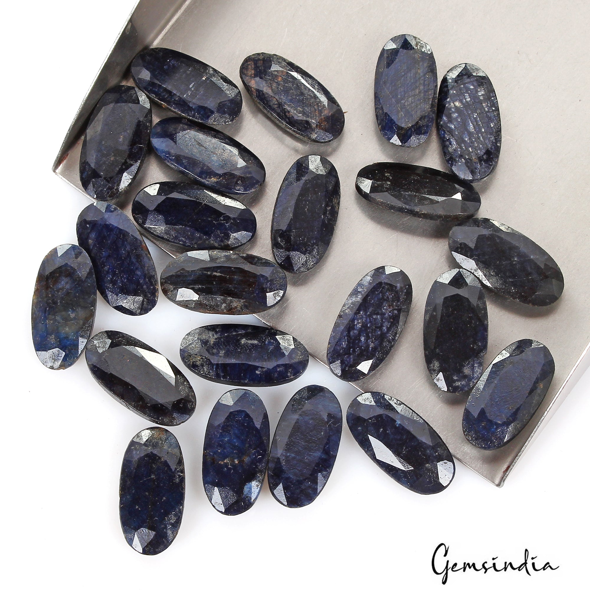 240.00 Ct Natural Blue Sapphire Oval Cut Calibrated Wholesale Gemstone Lot 22 Pc