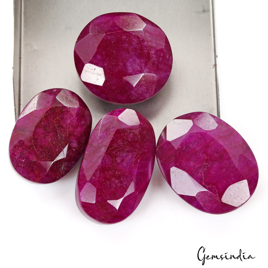 Natural Pink Red Mix Cut Faceted Beryl Bixbite Earth Mined Loose 1040 Ct Gem Lot